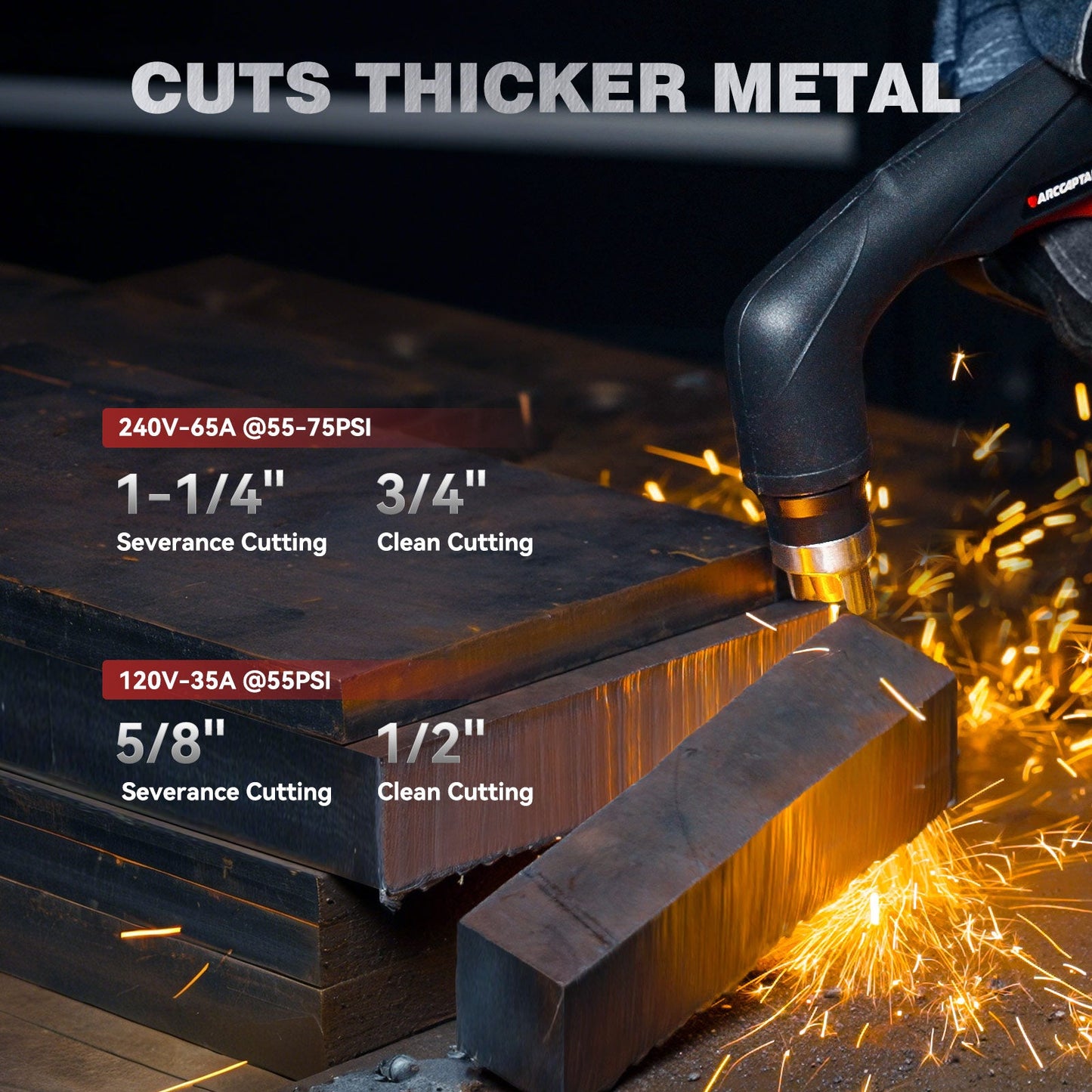 Arccaptain CUT65MP NON-HF CNC Plasma Cutter